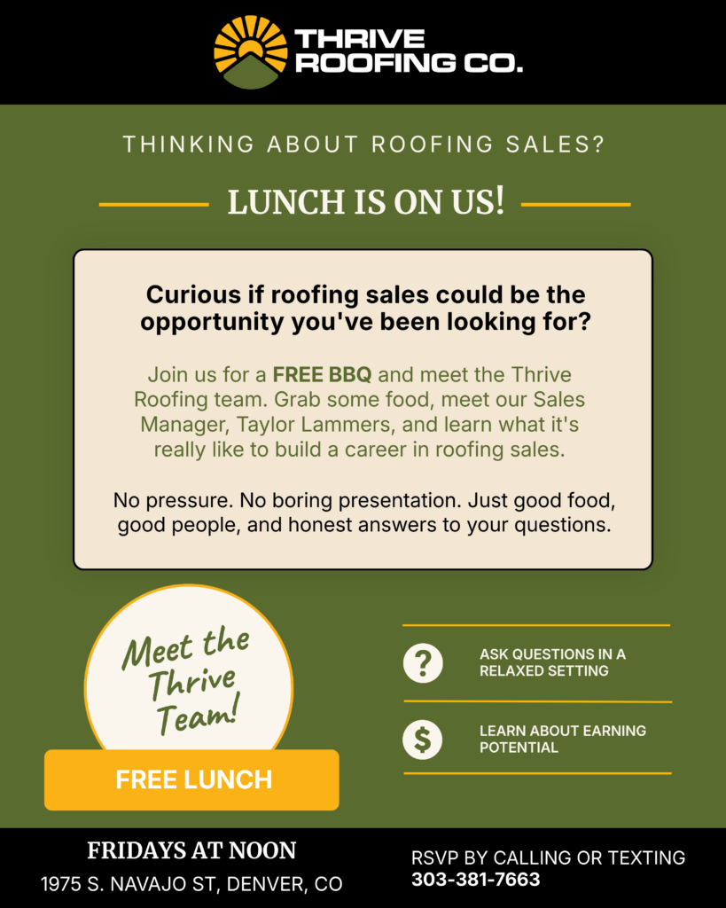 Join the team for free lunch